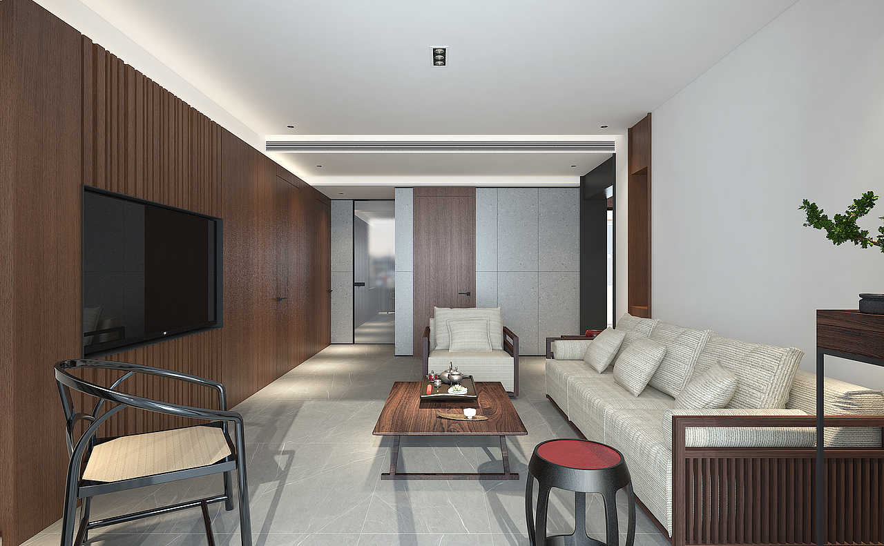 客厅 | Mulan公寓,大小空间设计研究室