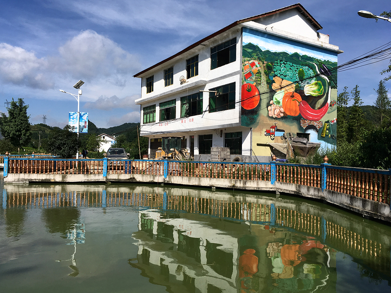 美丽乡村 乡村振兴 文化墙墙绘