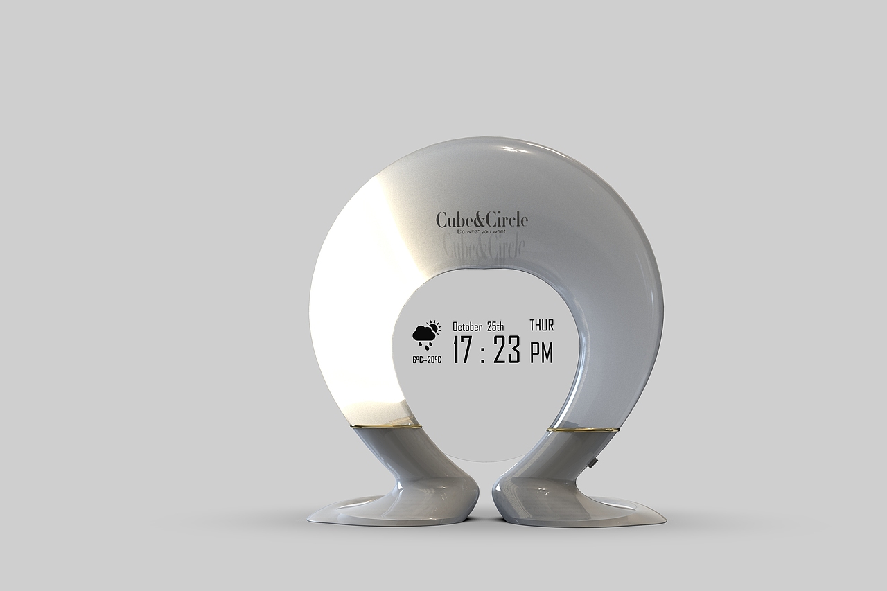 Ω lamp创意时钟床头灯（图ZMTM2NTI5Mzk2） - 生活用品 - 站酷设计师两个白白原创素材 - 站酷ZCOOL