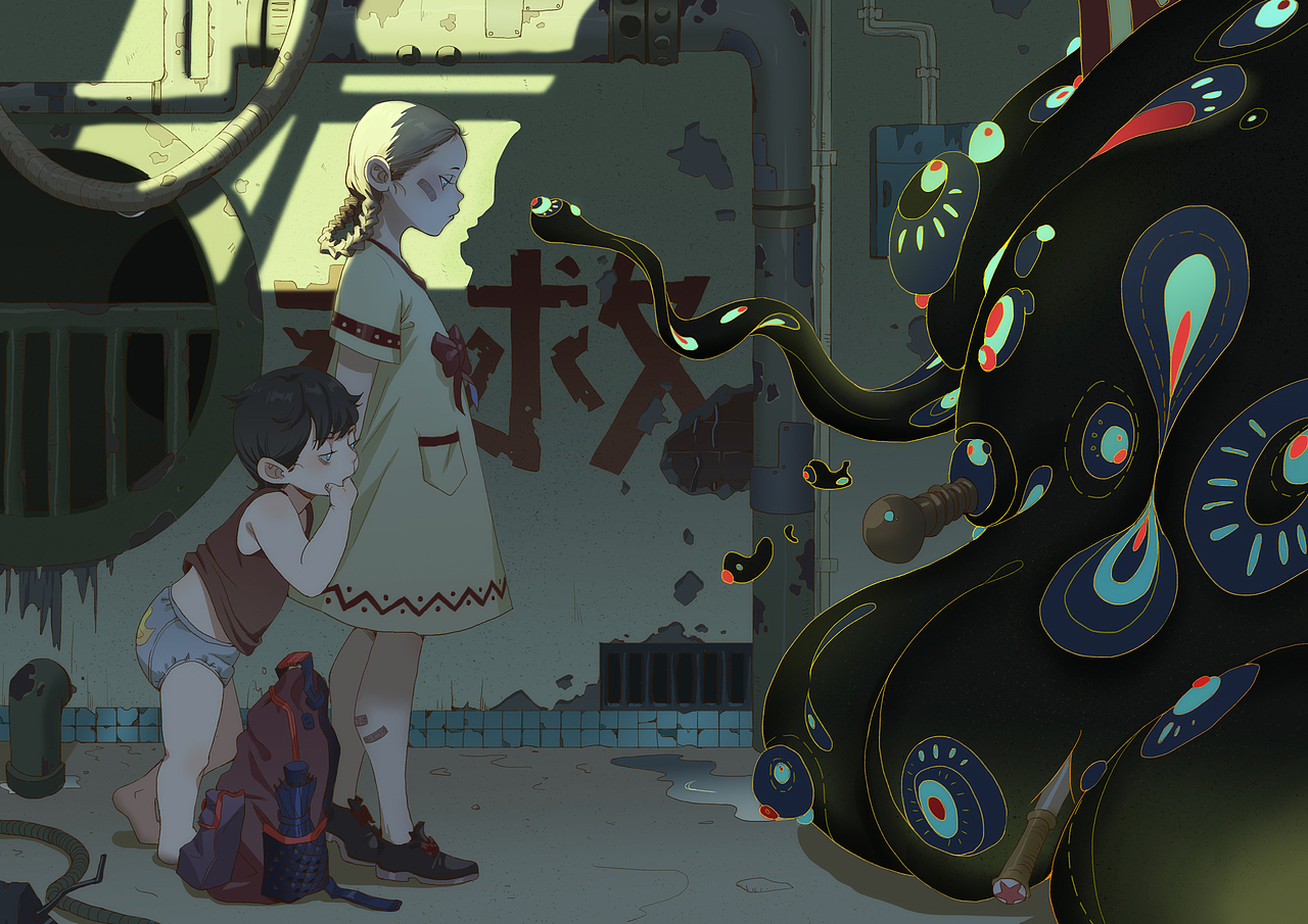 对峙（图ZMTc3NDk5OTI0） - 创作习作 - 站酷设计师XIXII西原创素材 - 站酷ZCOOL