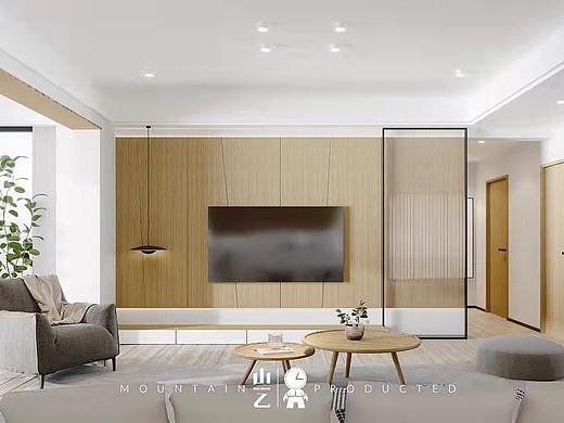 山乙建设丨效果图落地照对比图