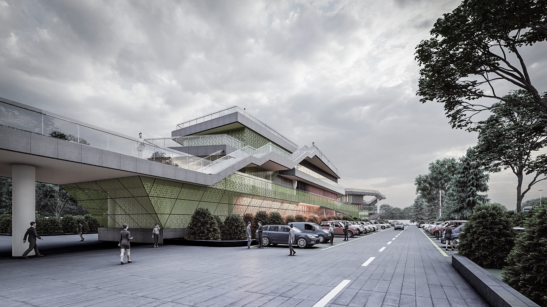 河南高速服务区改造设计方案|空间|家装设计|Ryan禄子 - 原创作品 - 站酷 (ZCOOL)