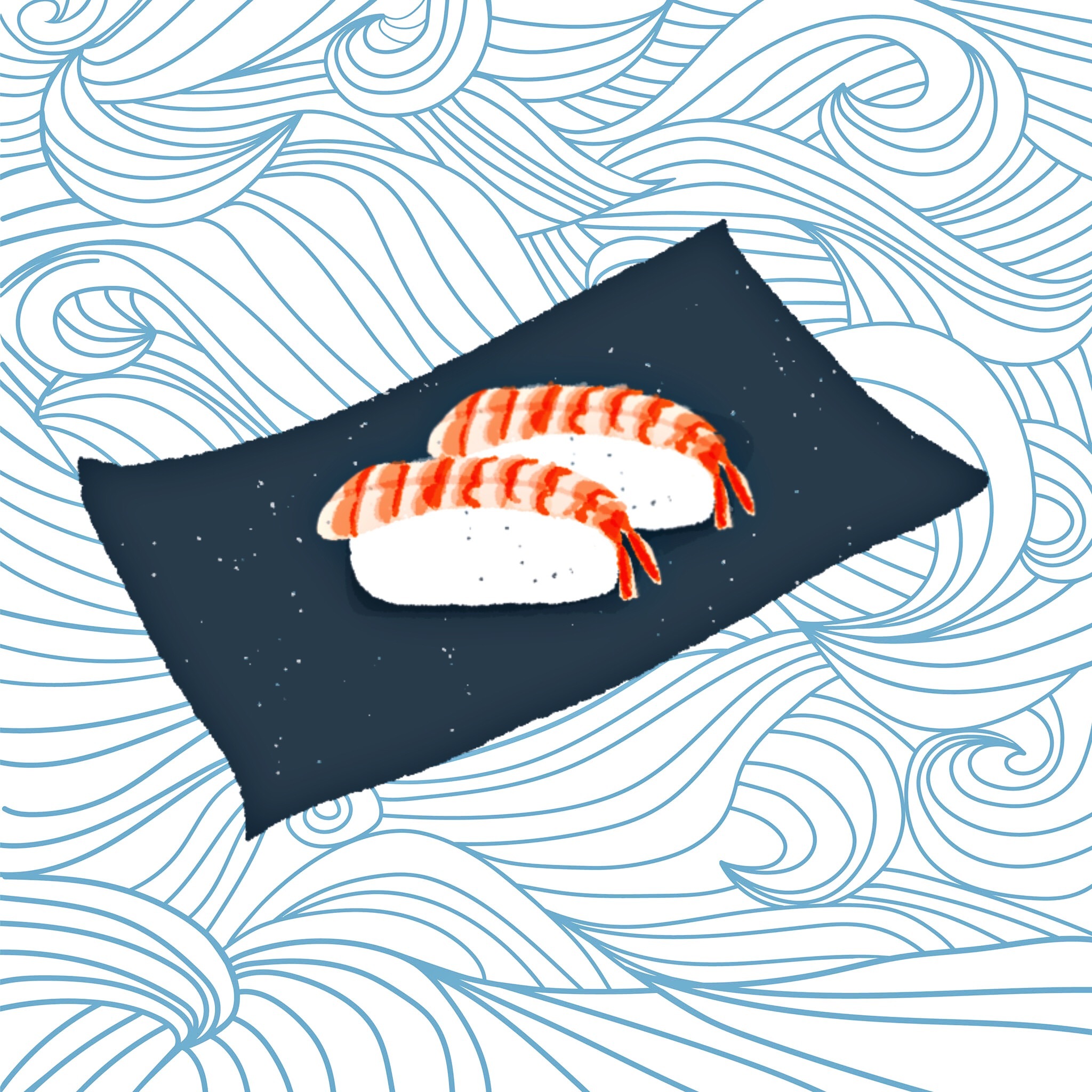 指尖上的寿司|插画|插画习作|刘晓yy - 原创作品 - 站酷 (zcool)