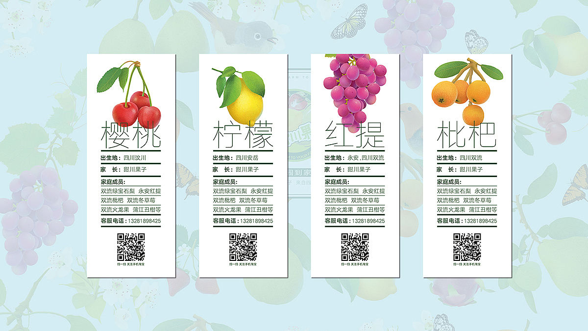 农产品包装插画