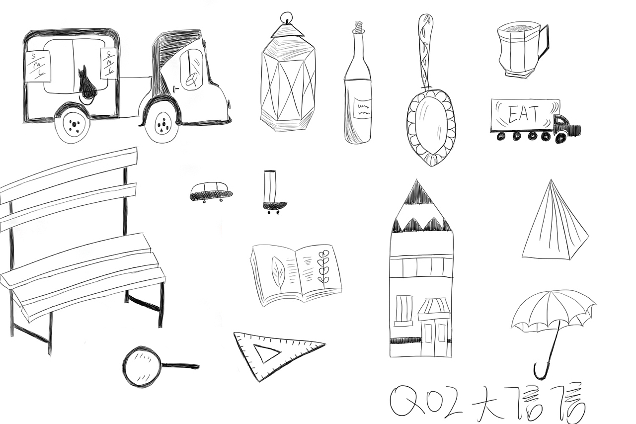 人体服装，场景元素（图ZMTU4OTA4Mjk2） - 儿童插画 - 站酷设计师阿挡原创素材 - 站酷ZCOOL