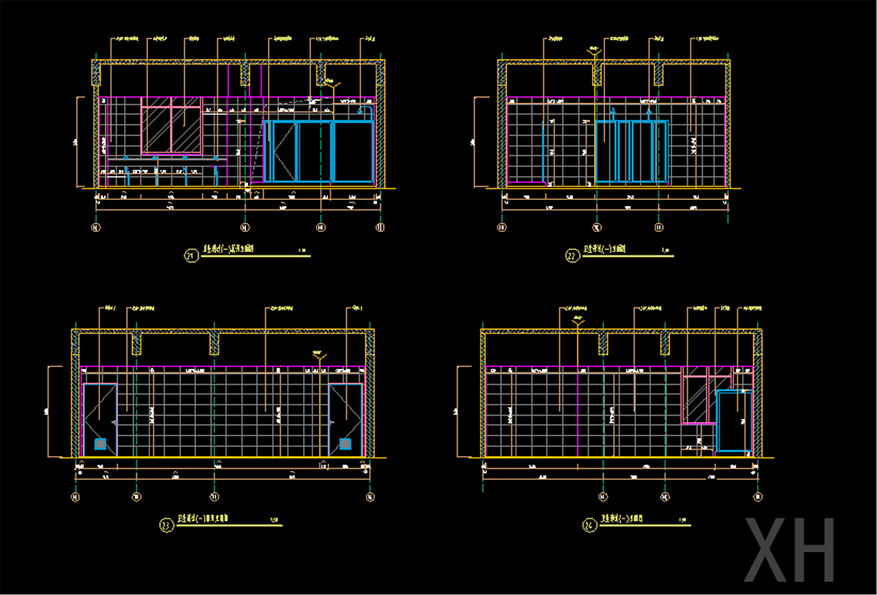 医院新生儿护士站施工图