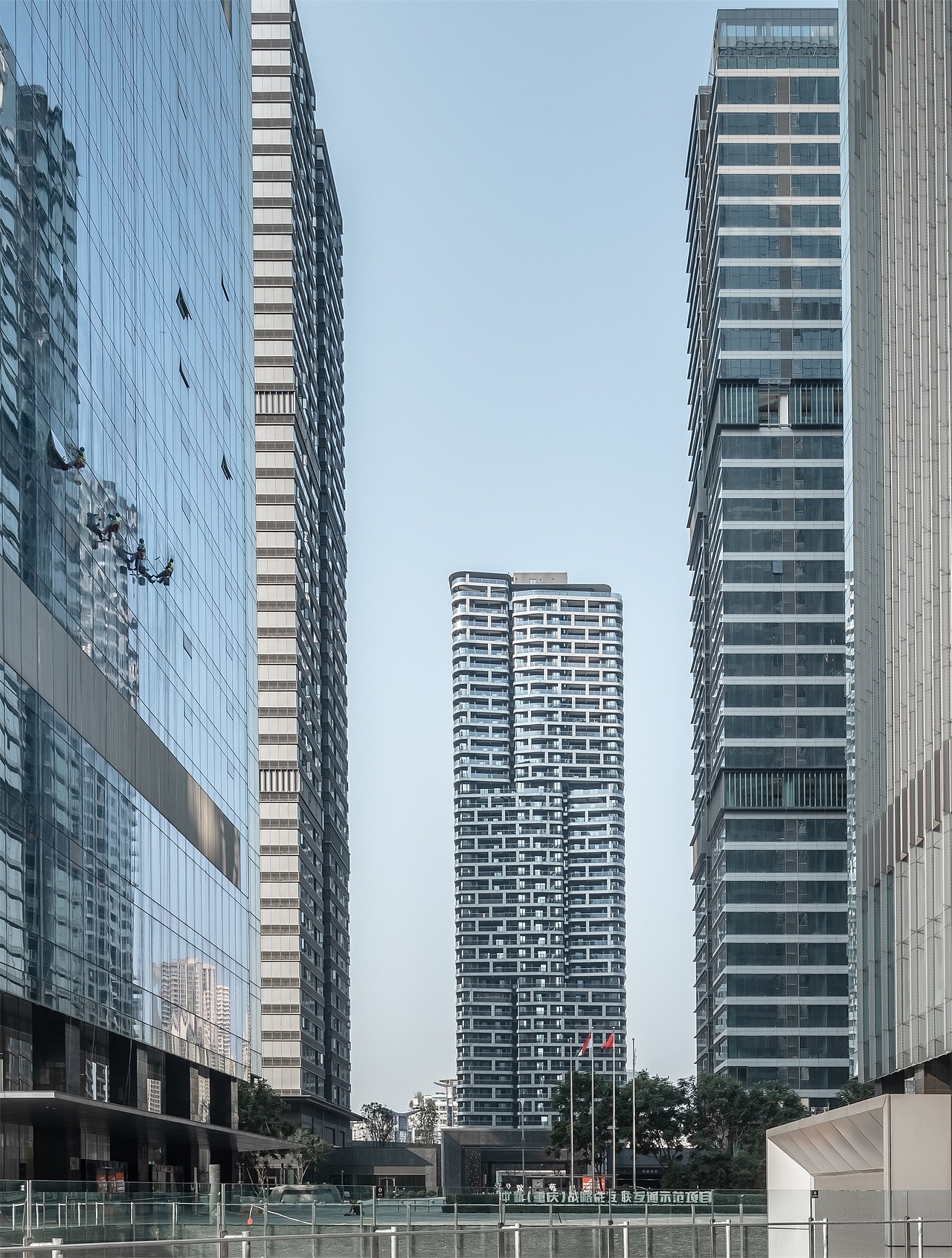 重庆渝北区CBD建筑群