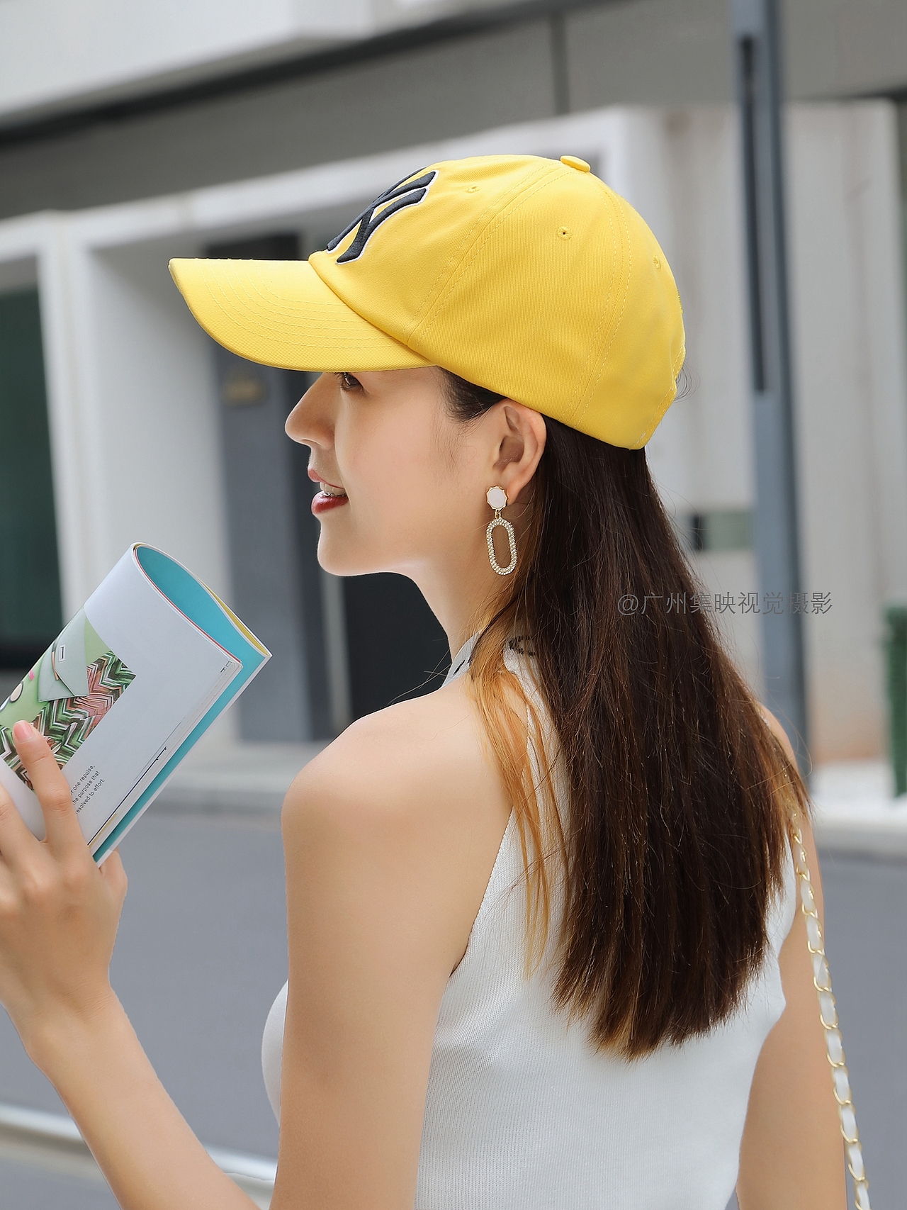 潮牌帽子拍摄 休闲鸭舌帽拍照 网拍模特 服饰摄影