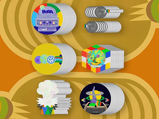 有品生活,全新一代宝来 x 米家 产品创意贴纸