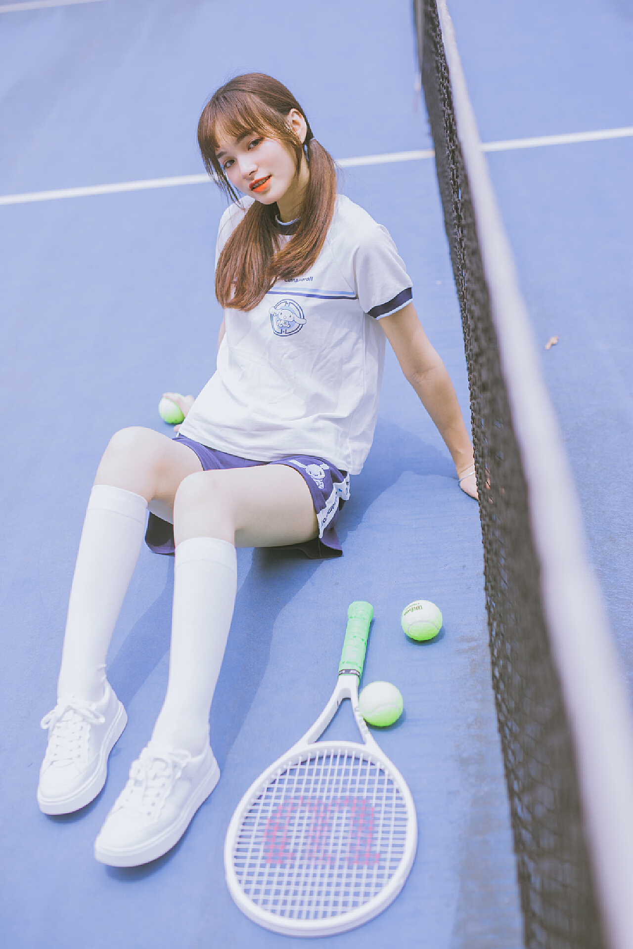 网球少女_聪默-站酷ZCOOL