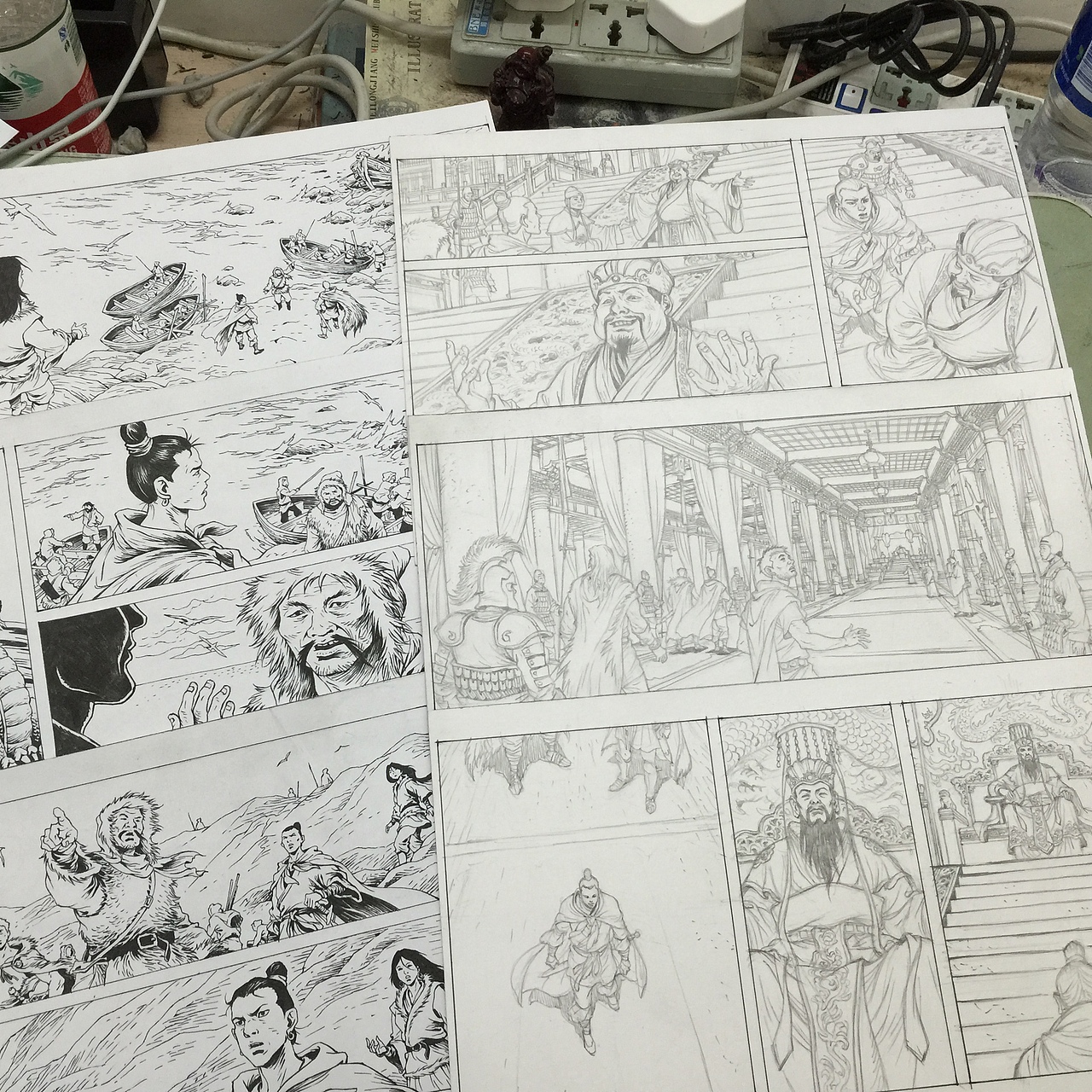 几页法国漫画铅笔草稿（图ZMzk2ODM3MTI=） - 单幅漫画 - 站酷设计师杨咩原创素材 - 站酷ZCOOL