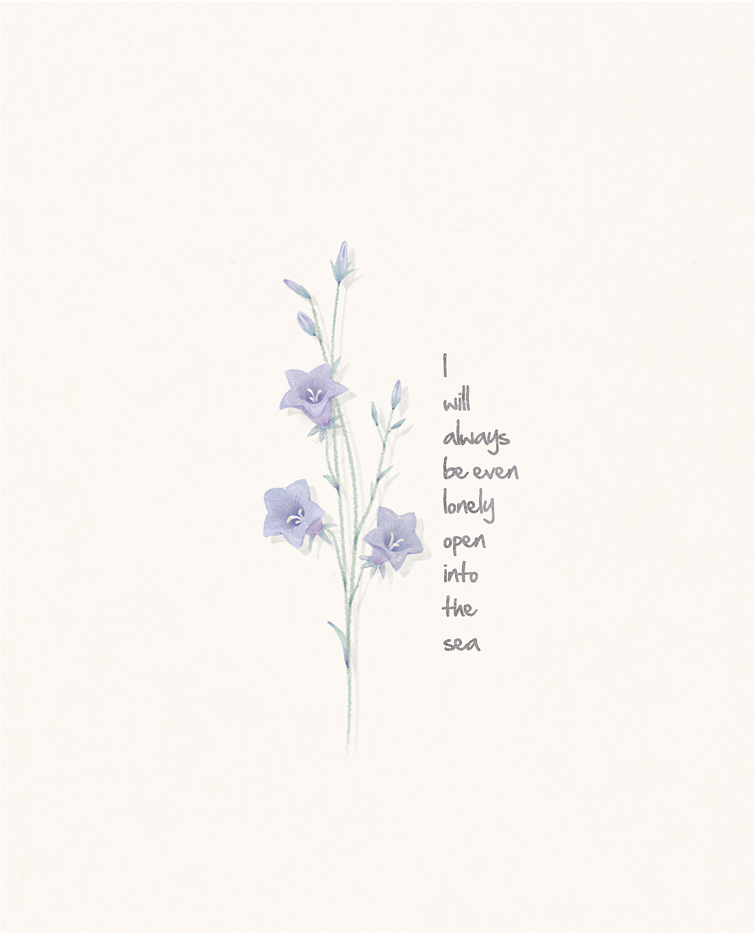 花间短歌 花卉插图