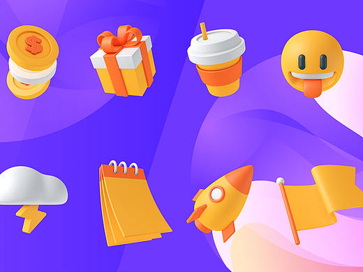 C4D-3D图标练习