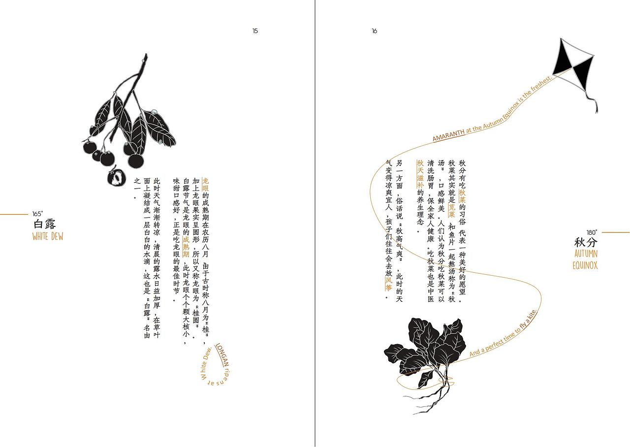 《24 · 食》节气书籍设计（图ZMjcxNjA5NzY4） - 书籍/画册 - 站酷设计师Tegan鸭原创素材 - 站酷ZCOOL