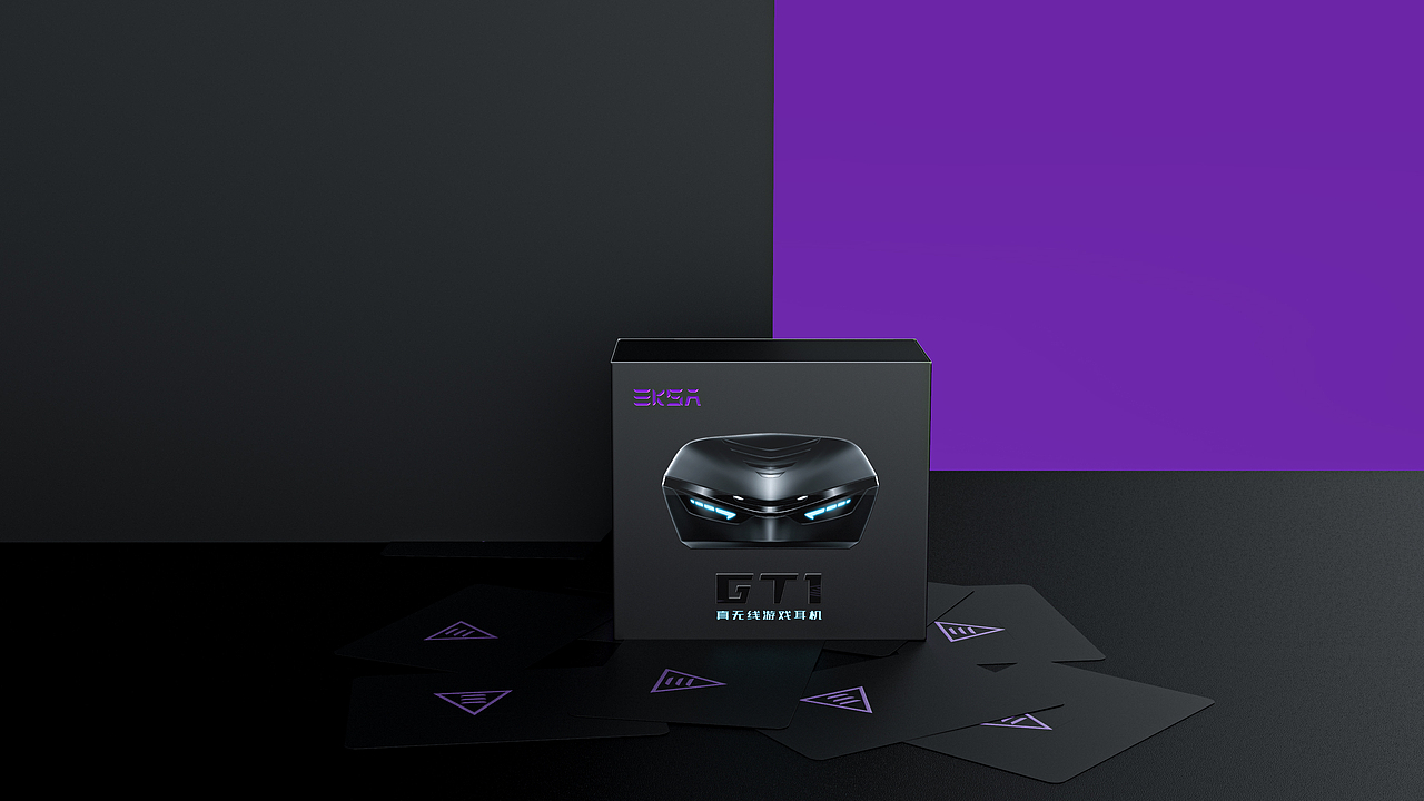 TWS 游戏耳机 包装设计