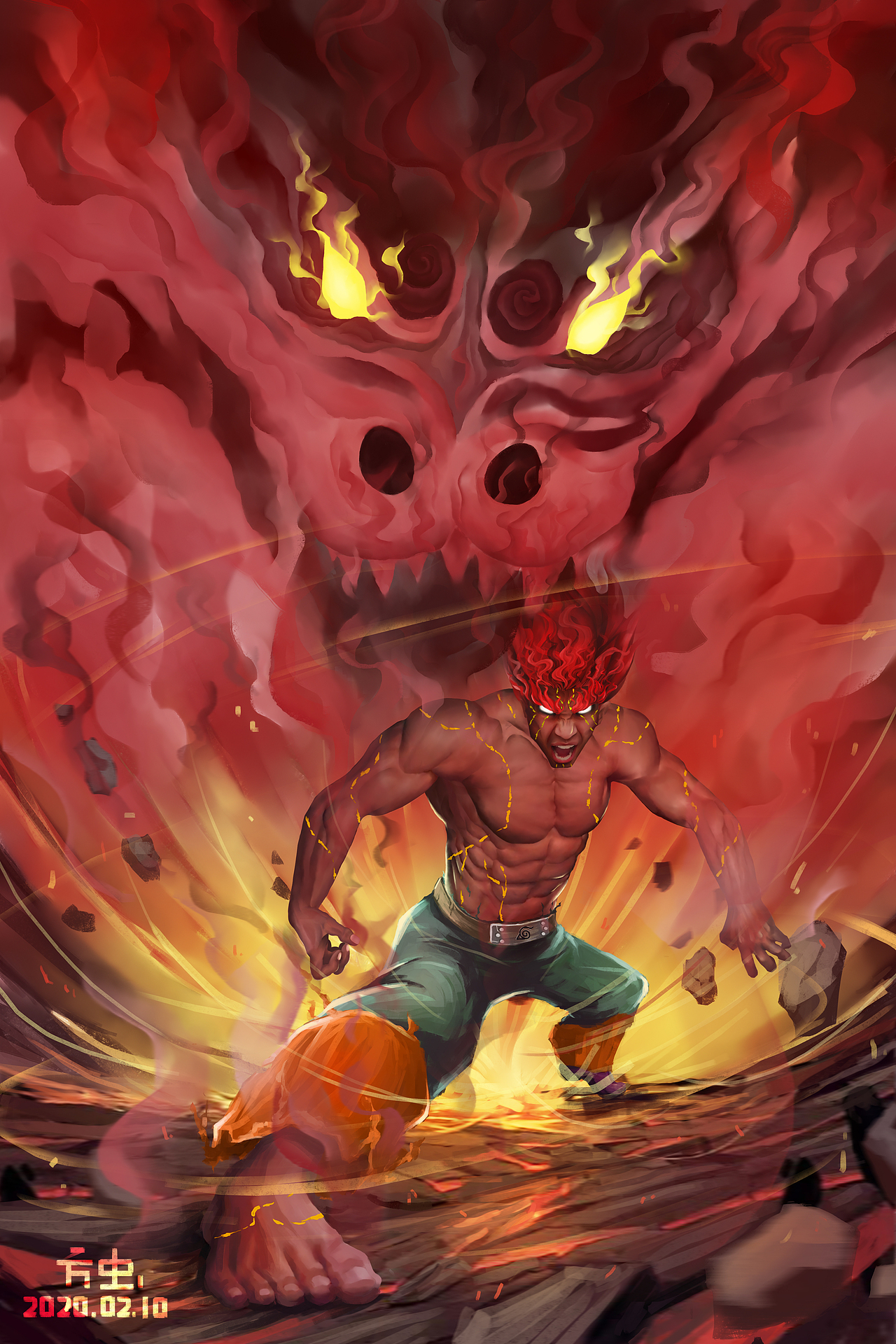 火影~凯~同人插画