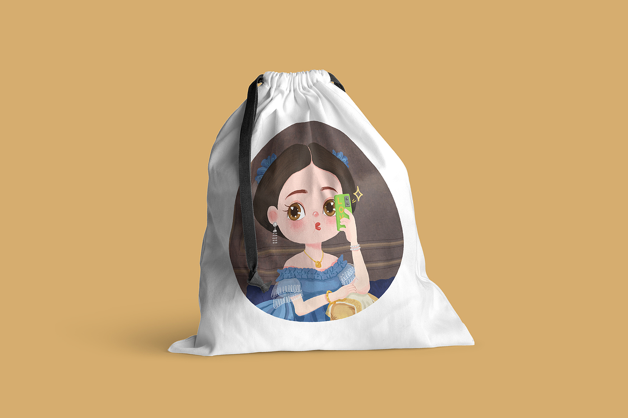 【名画转插画】布罗格利公主爱自拍