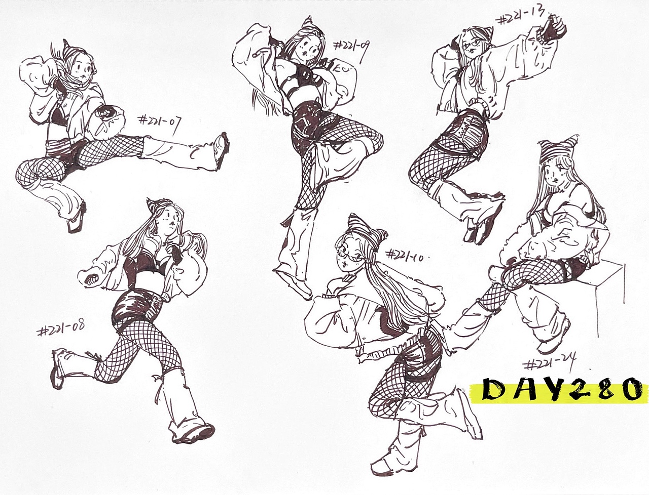 速写60天挑战第五次2023年5月到6月