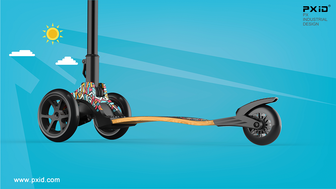 三轮儿童滑板（图ZMTQ1ODE2Njg0） - 交通工具 - 站酷设计师品向设计原创素材 - 站酷ZCOOL