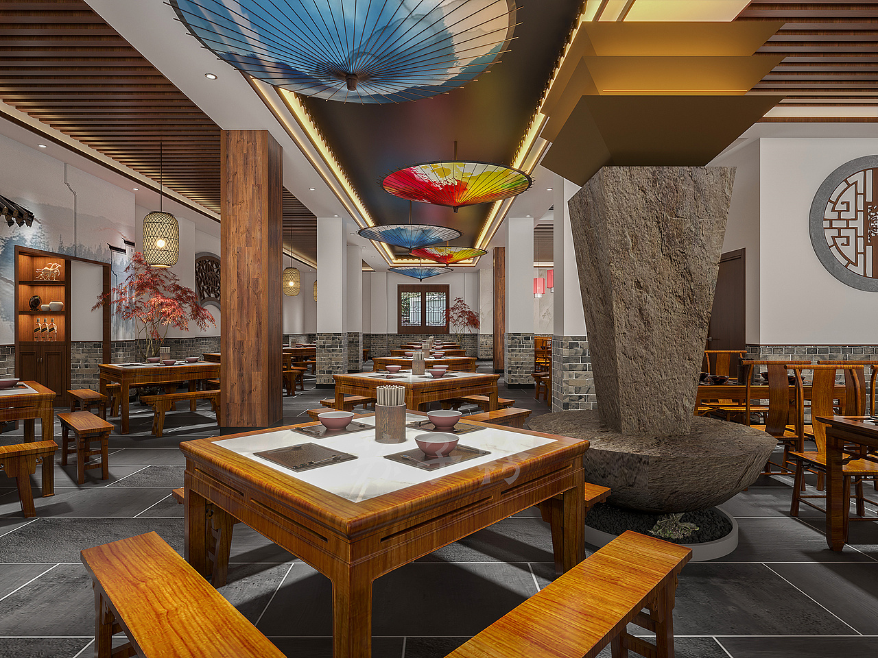 新中式餐厅饭店