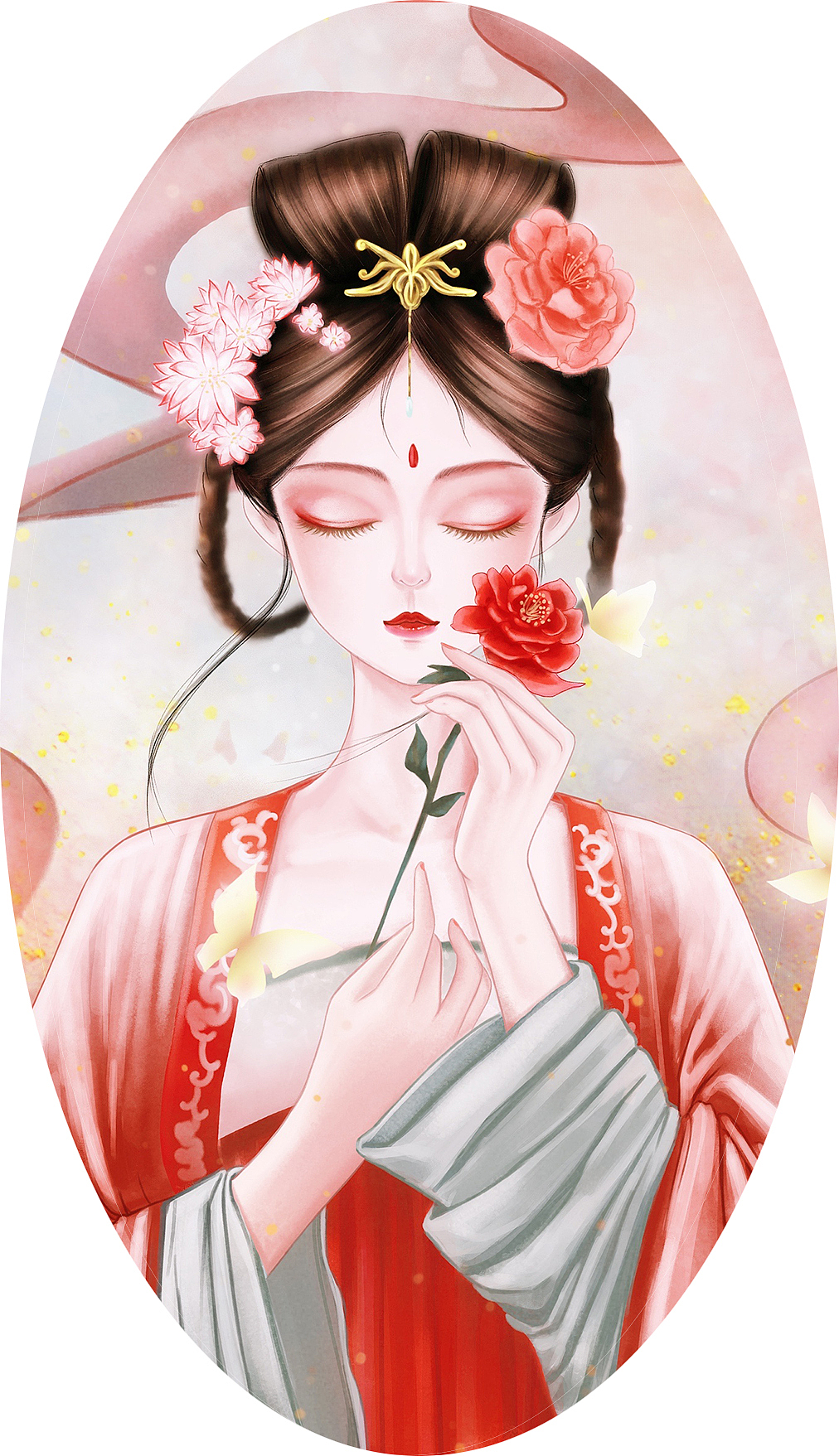 古风美人系列—《豆蔻少女》