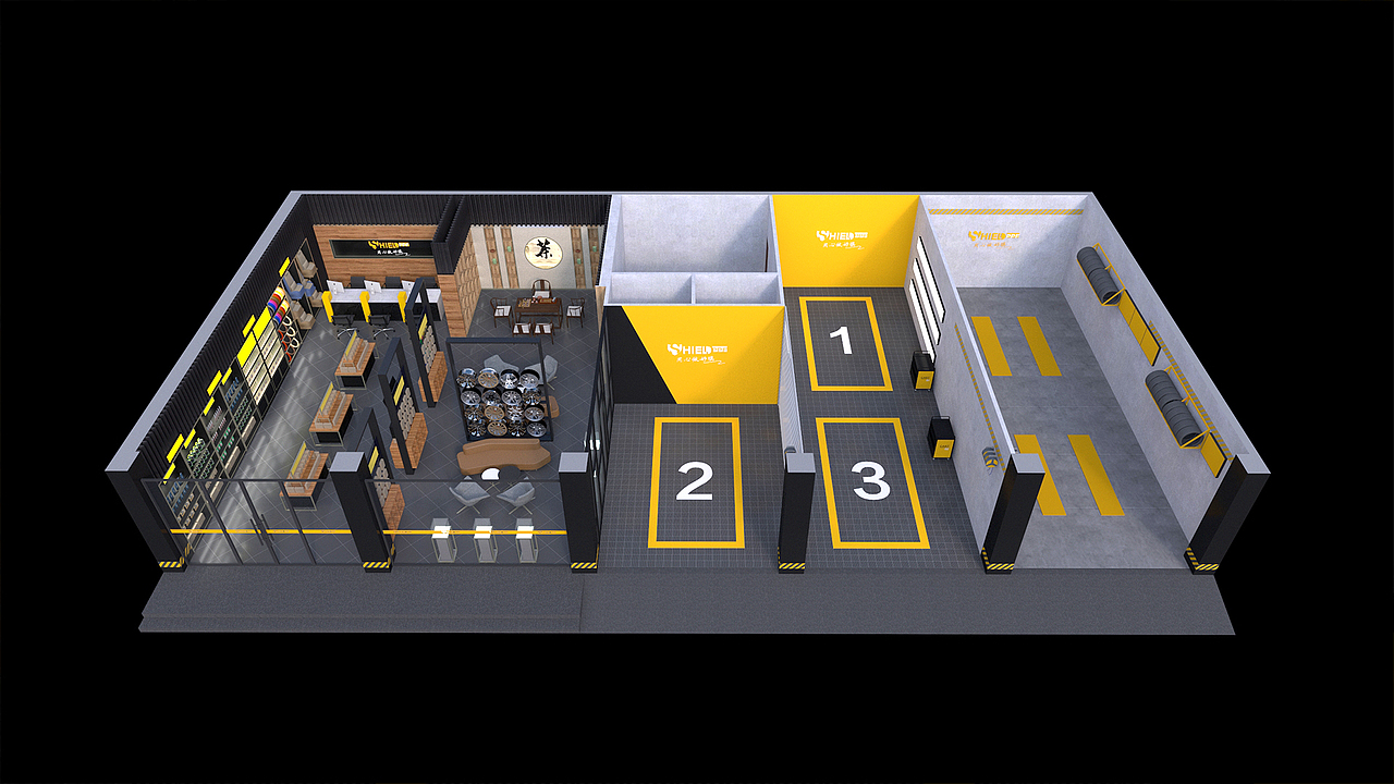 门店视觉装饰图