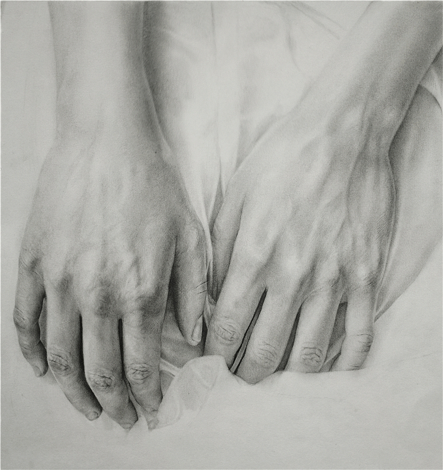 王f_写实素描《手》作画步骤|纯艺术|绘画|反光_原创作品-站酷zcool
