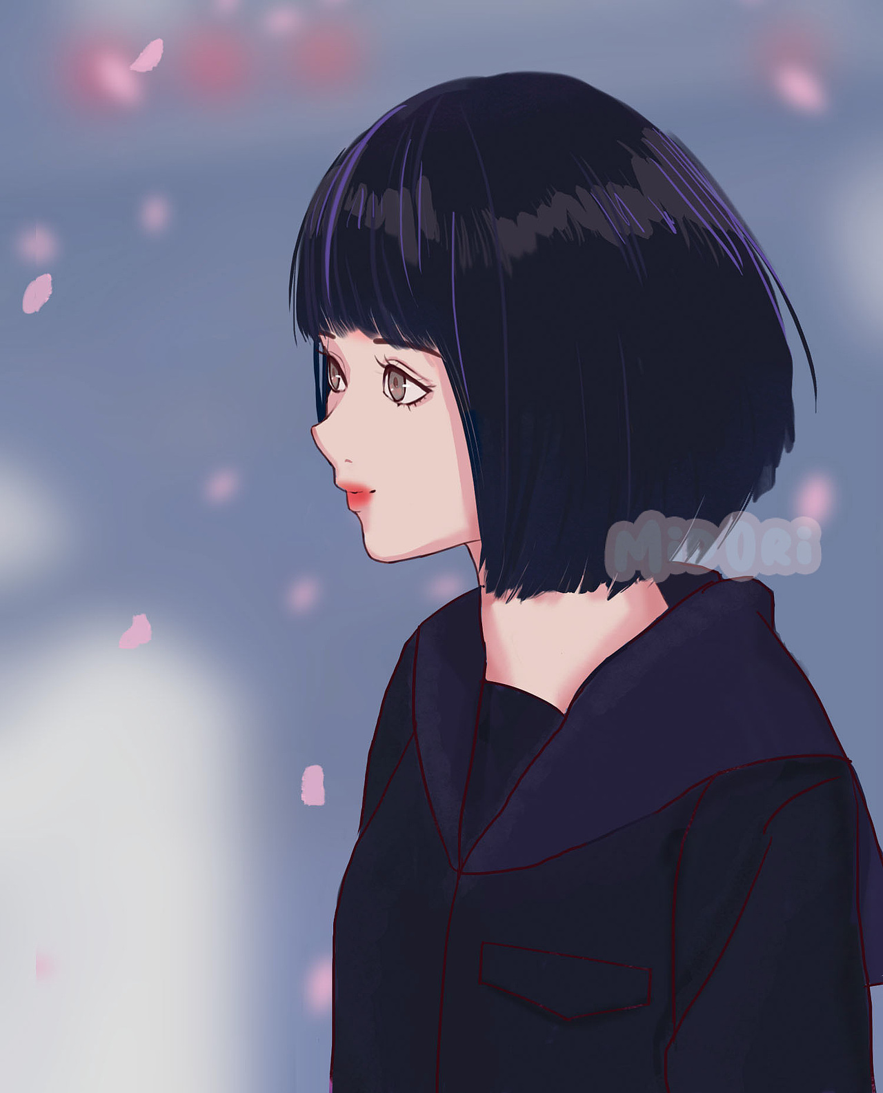 水手服少女（图ZMjc5MTY1NjM2） - 创作习作 - 站酷设计师Mid0ri原创素材 - 站酷ZCOOL