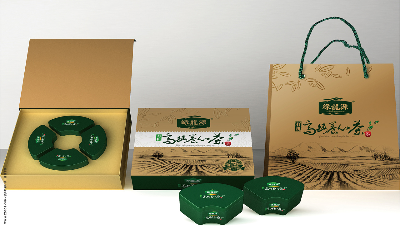 智多邦——绿龙源有机食品品牌设计 有机食品包装设计