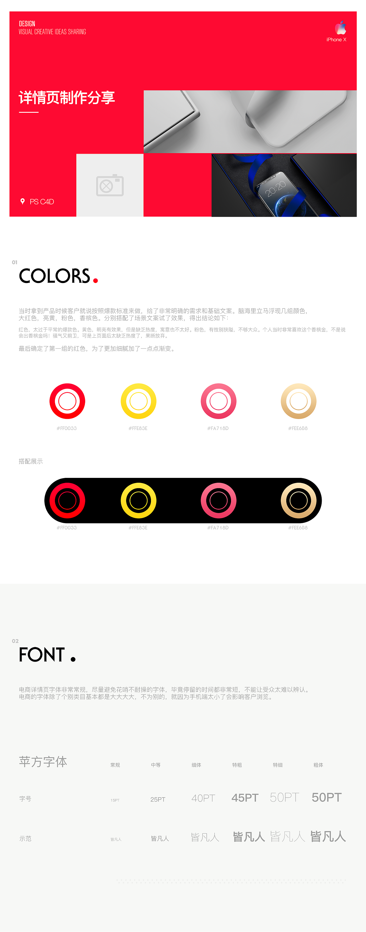 IPhoneX钢化膜 详情页思路解析