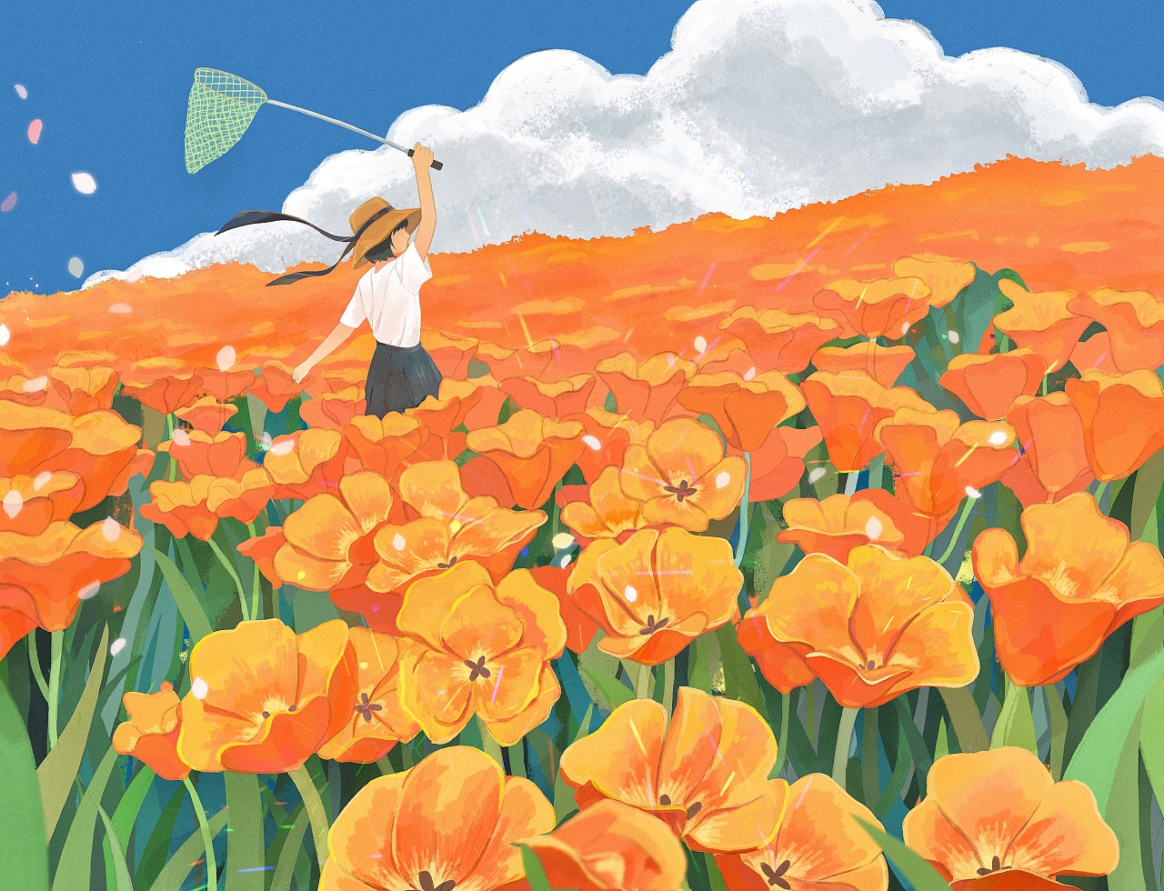 那片花海那片云