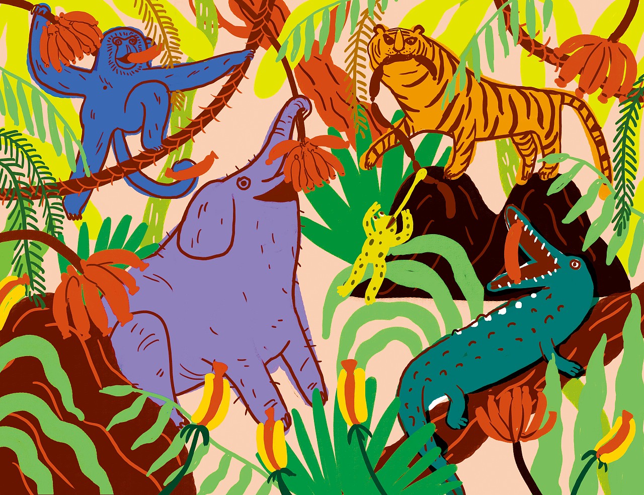 肉球俱乐部（图ZMjc3NzM1MzU2） - 商业插画 - 站酷设计师老蟆原创素材 - 站酷ZCOOL