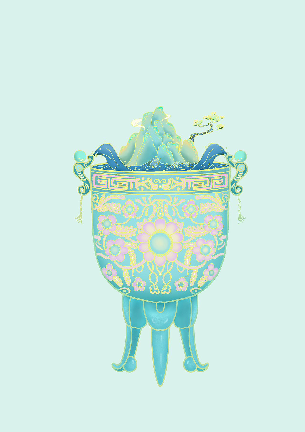 国潮插画练习（图ZMjc4OTMxMTcy） - 新锐潮流插画 - 站酷设计师咸鱼苏五原创素材 - 站酷ZCOOL