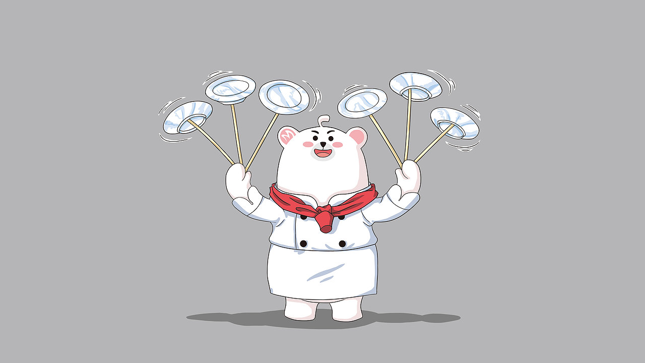 美的熊小美杂技团（图ZMTU2NjM2Nzc2） - IP形象 - 站酷设计师解渴果原创素材 - 站酷ZCOOL