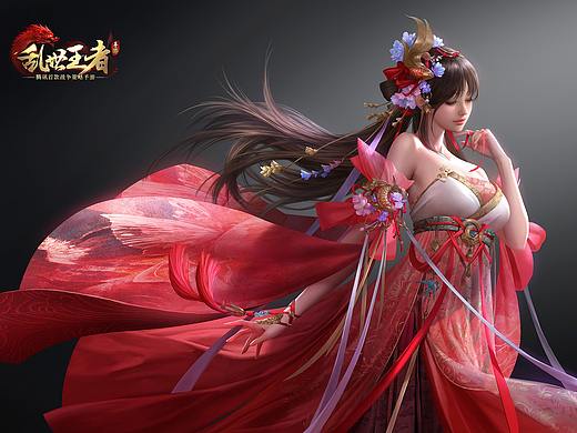 为游戏《乱世王者》创作的角色插画