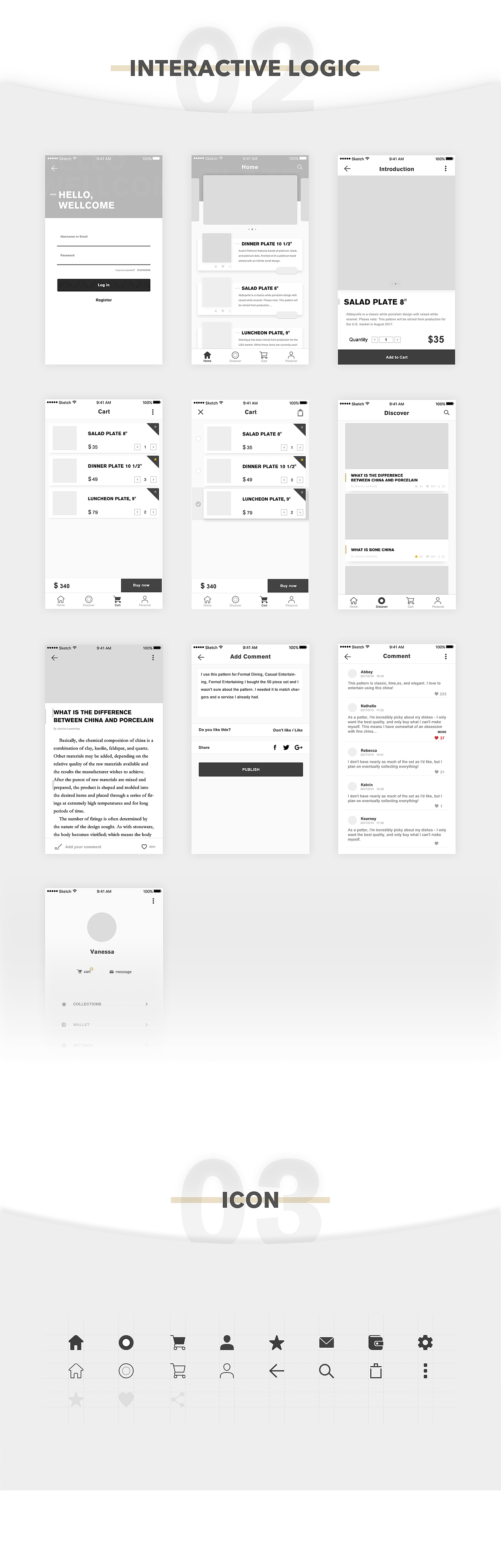 Porcelain | App Web Design（图ZNzUyOTUxOTY=） - APP界面 - 站酷设计师凯熙_Kaixi原创素材 - 站酷ZCOOL