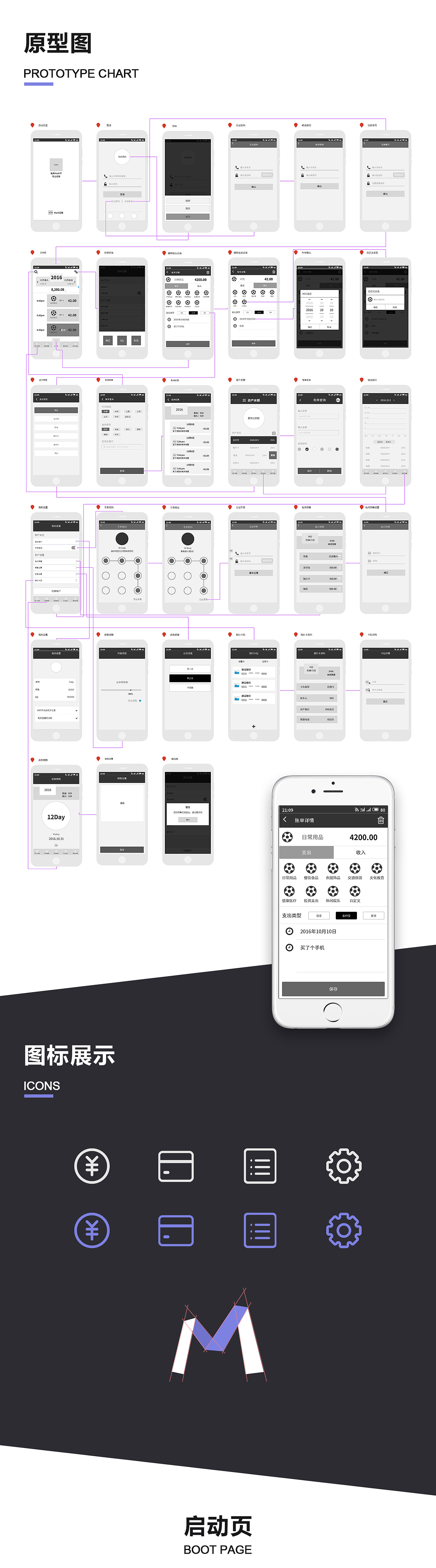 Mark记账app（图ZNjQxNTk4ODg=） - APP界面 - 站酷设计师Naip原创素材 - 站酷ZCOOL