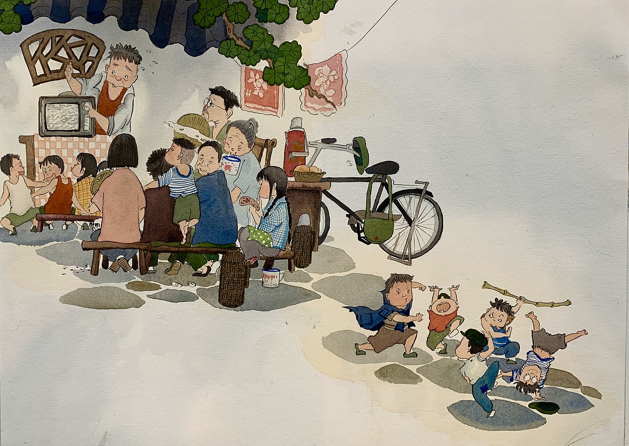 妈妈小时候 爸爸小时候|插画|绘本|佬猪 - 原创作品 - 站酷 (zcool)