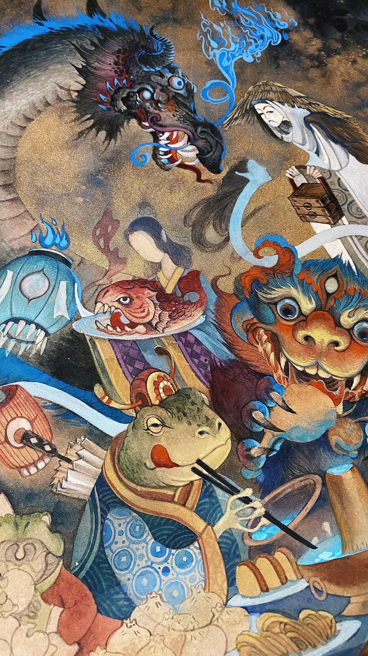 百鬼宴（图ZMjQwMzYwNjQ4） - 绘画 - 站酷设计师不管了_鹿原创素材 - 站酷ZCOOL