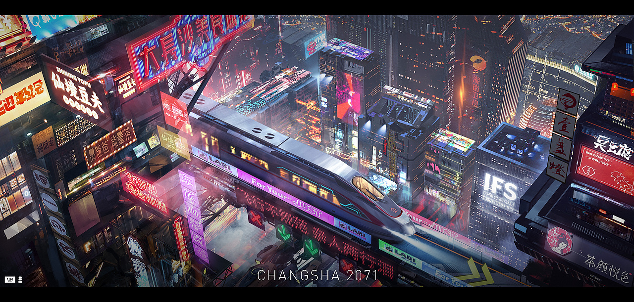 长沙2071——科幻中国•叁（图ZMjYwNzA3NjIw） - 概念设定 - 站酷设计师CG帆船原创素材 - 站酷ZCOOL