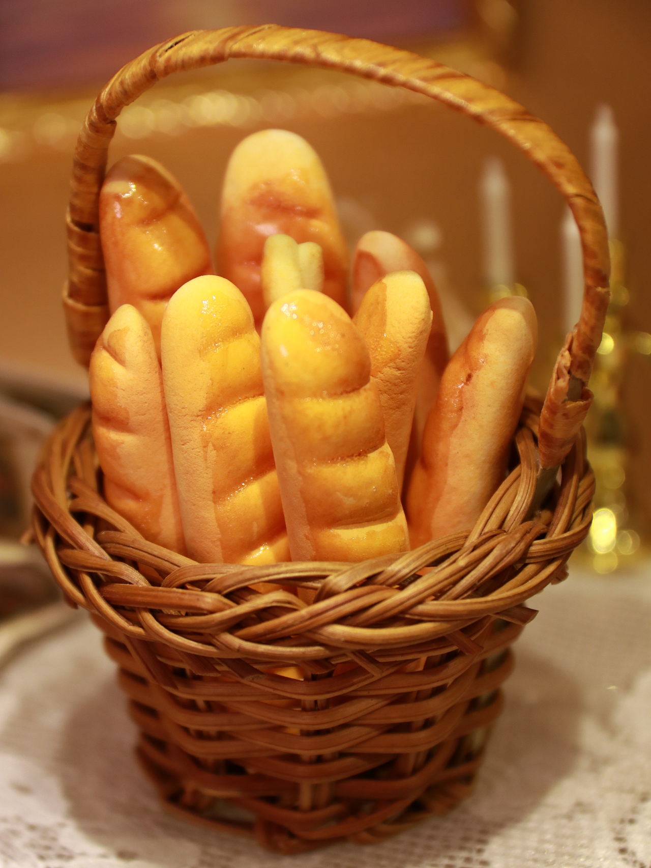 花花做了点小面包~