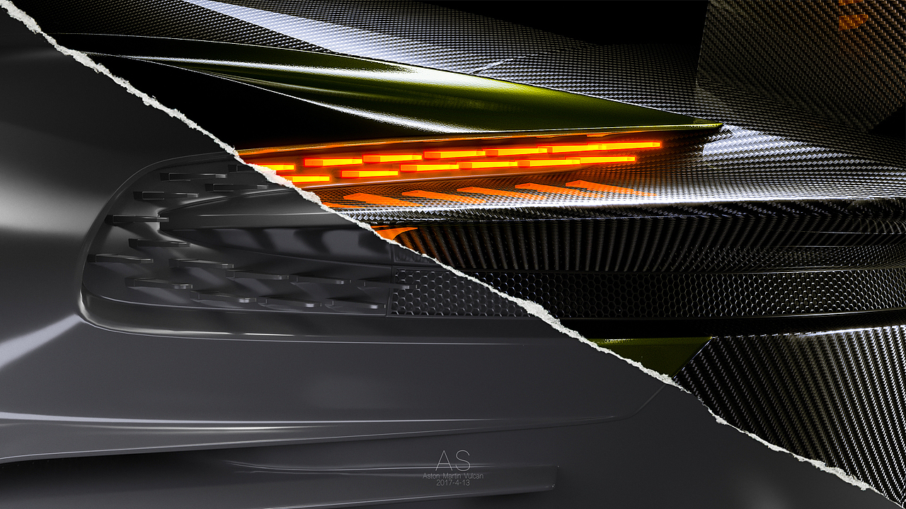 Aston Martin Vulcan渲染