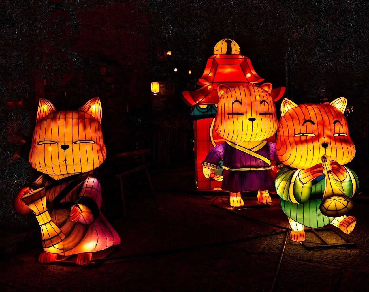 建业华谊小镇(猫包围主题灯会)