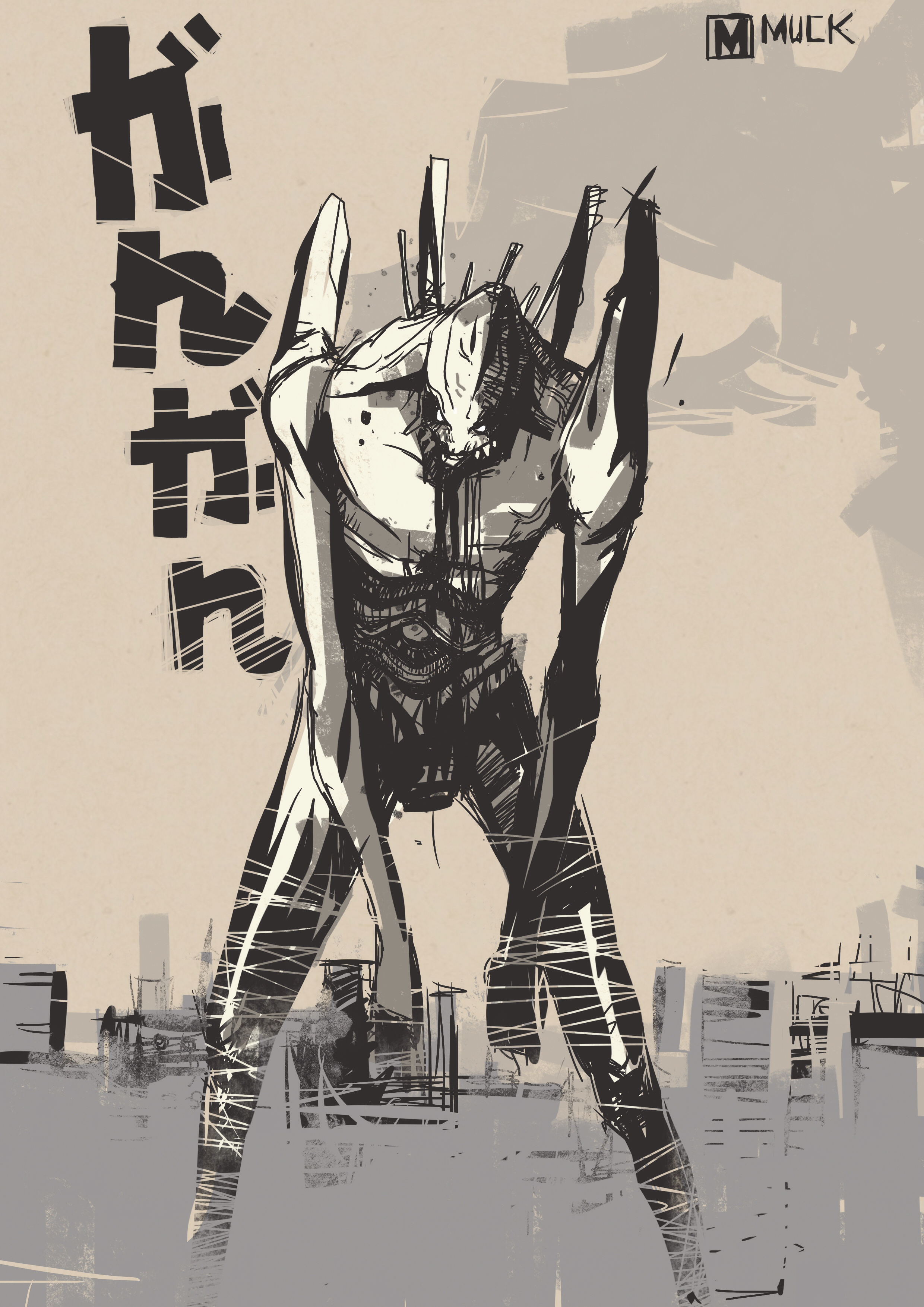 ipad手绘〕巨神兵eva,带过程视频.