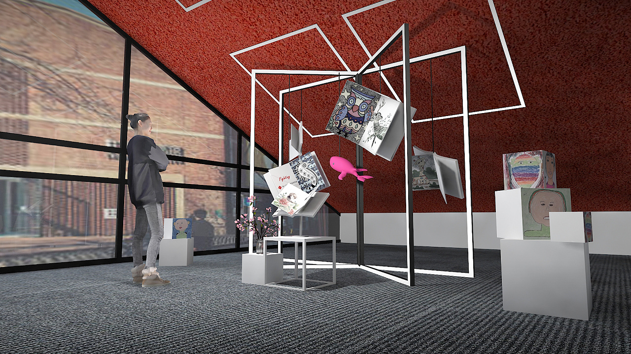 尤伦斯艺术画展|空间|展陈设计|橙子艺术工作室 - 原创作品 - 站酷