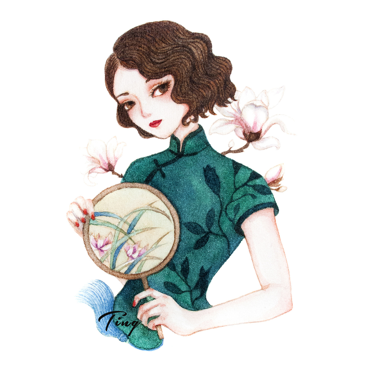 【和纸胶带】老上海|插画|商业插画|汀屿tingyu - 原创作品 - 站酷