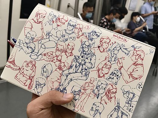 地鐵記錄（個(gè)人主頁(yè)-ZNTU2MTg4MDQ=） - 繪畫 - 站酷設(shè)計(jì)師畫畫的烏云原創(chuàng)素材 - 站酷ZCOOL