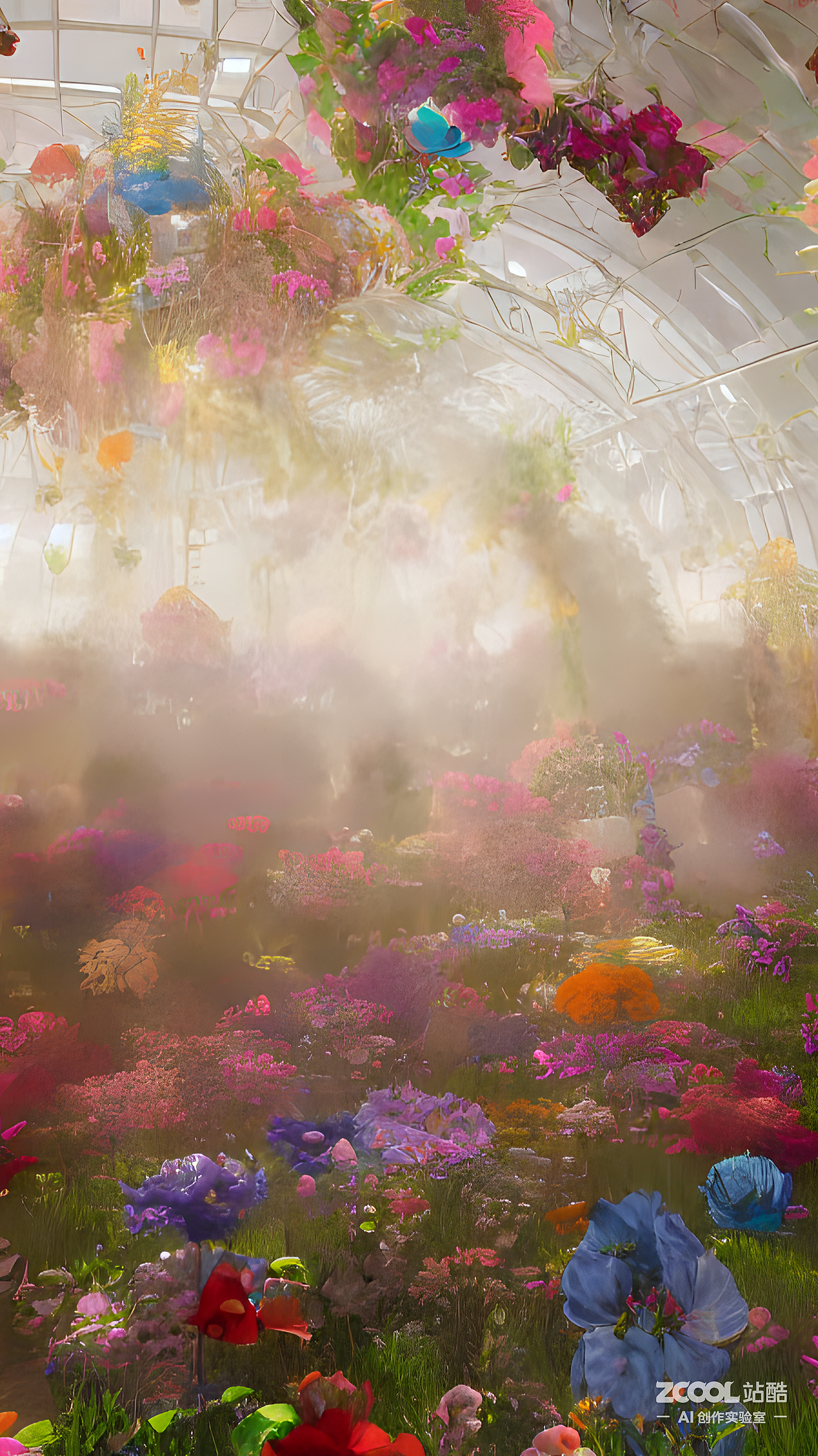 #AI创作实验室#梦境花园