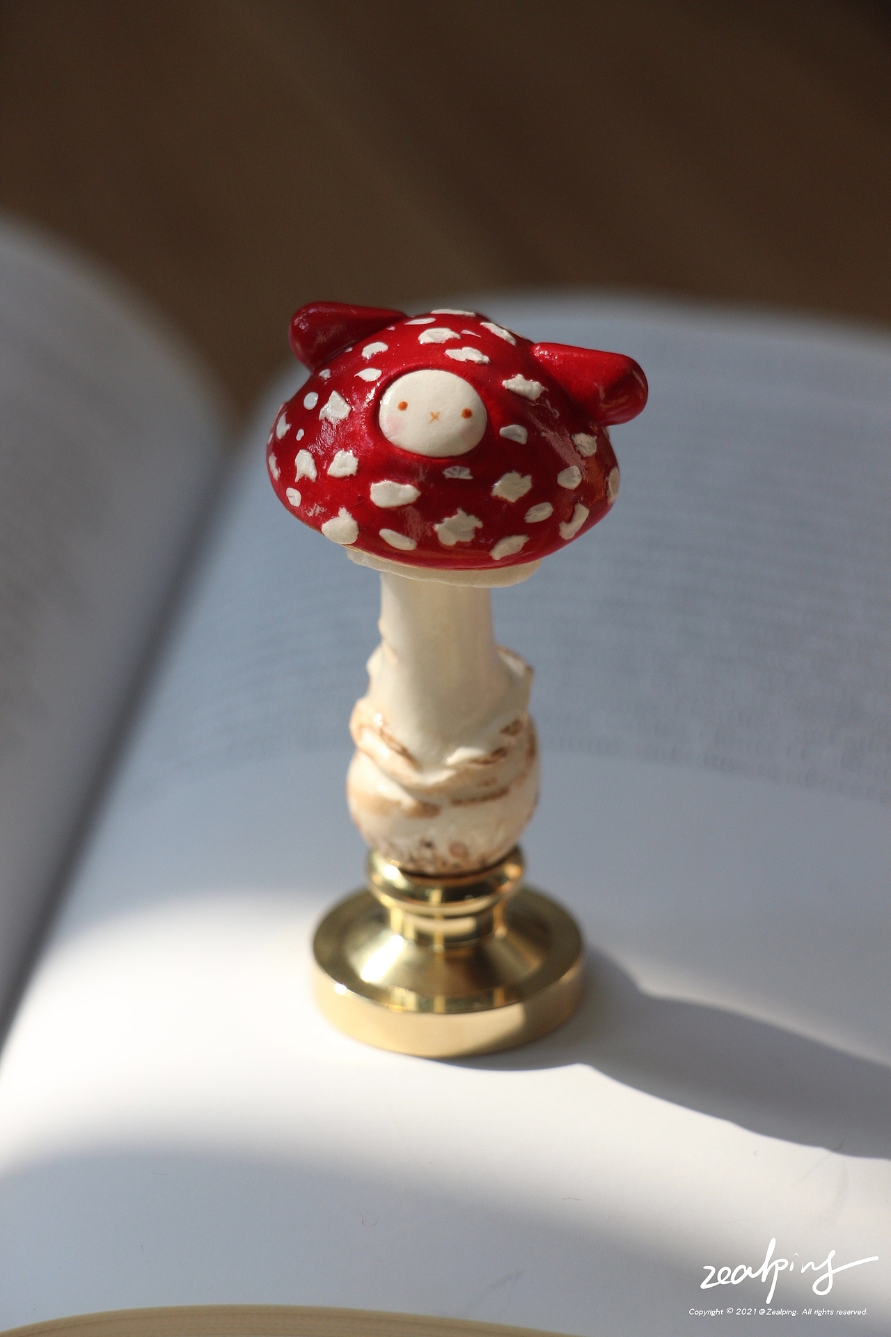 蘑菇兔火漆手柄