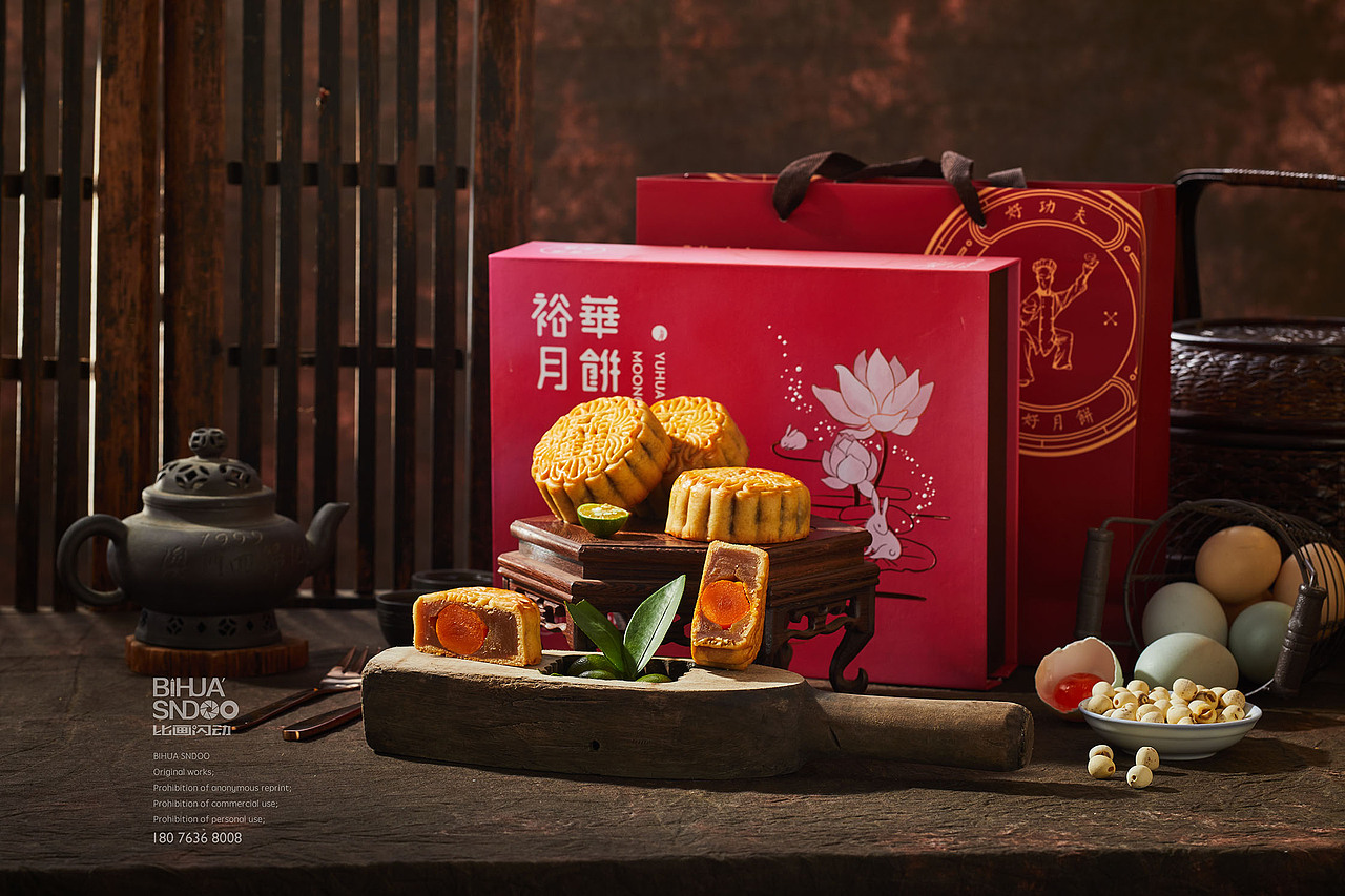 中秋月饼 场景化